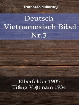 cover image of Deutsch Vietnamesisch Bibel Nr.3